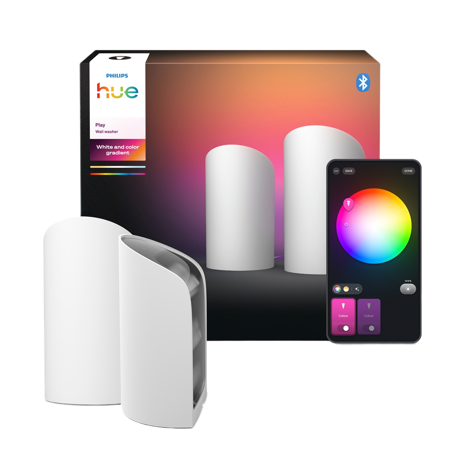 Philips Hue Play - Wallwasher 2 Pack - Wit