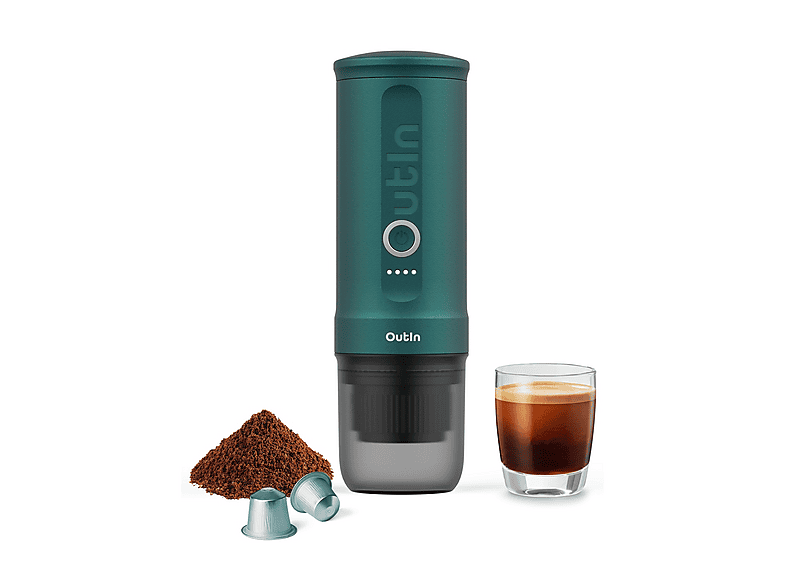 Macchina Caffè Espresso OutIn Nano, 90 W, OutIn Teal