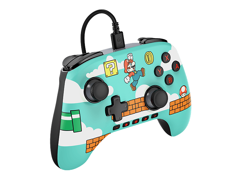 Thumbnail - POWERA Advantage - Es ist Mario-Zeit kabelgebundener Controller Mehrfarbig für Nintendo Switch 2