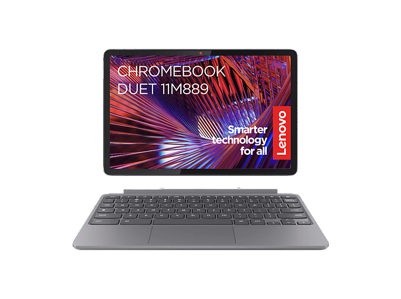 Lenovo Chromebook Duet 11M889, 10.95 WUXGA, MediaTek Kompanio 838, 8GB RAM, 128GB eMMC, Mali-G57, Google Chrome OS, Incl Funda y Pen, Gris