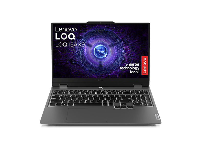 Lenovo LOQ 15IAX9, 15.6 Full-HD, Intel® Core™ i5-12450HX, 16GB RAM, 512GB SSD, GeForce RTX™ 4060, Sin sistema operativo, Gris