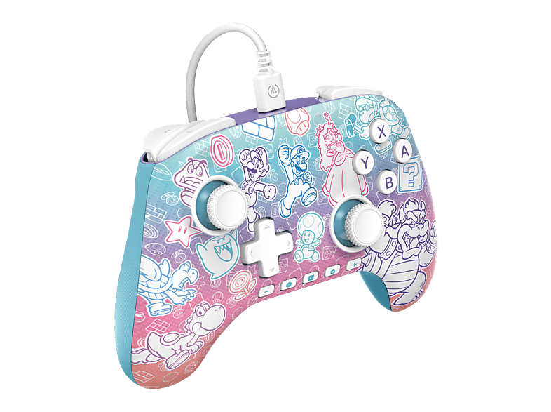 Thumbnail - POWERA Advantage - Mushroom Kingdom kabelgebundener Controller Mehrfarbig für Nintendo Switch 2