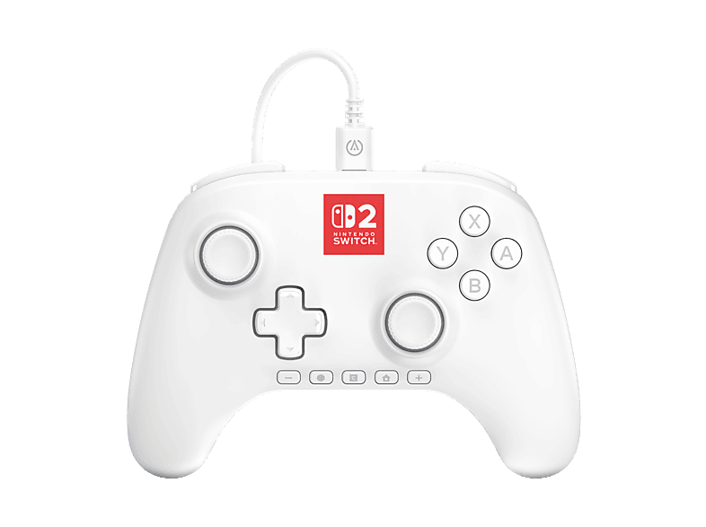 Thumbnail - POWERA Advantage kabelgebundener Controller Weiß mit Lumectra Ghost Lightning für Nintendo Switch 2