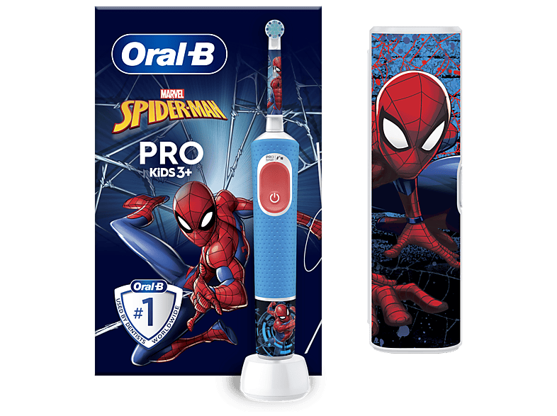 ORAL-B Rotacyjna Kids Pro Spiderman z Etui