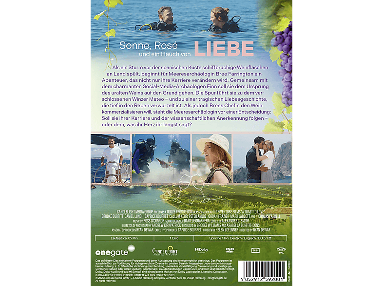 Thumbnail - Sonne, Rosé und ein Hauch von Liebe - A Toast To Love DVD