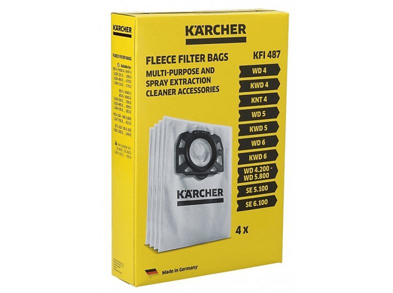 Worek do odkurzacza KARCHER 2.863-006.0 (4 sztuki)