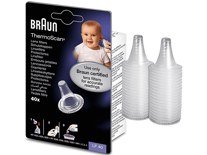 Nakładki BRAUN LF 40 (40 sztuk)