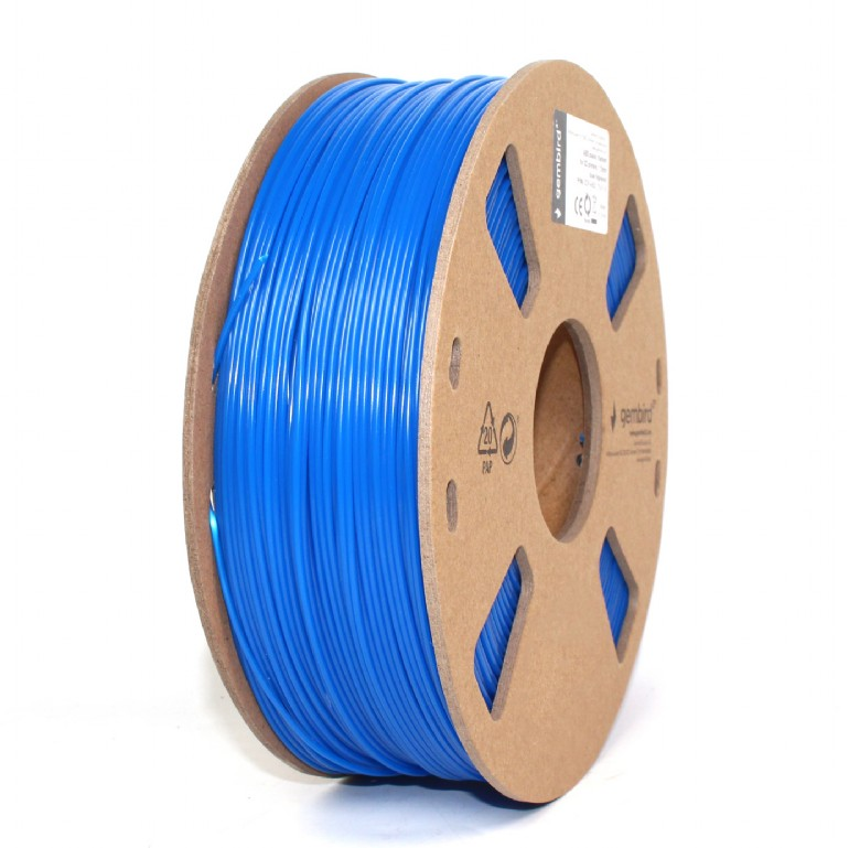 GEMBIRD ABS filament szál 3D nyomtatóhoz, 1,75 mm, 1 kg, kék (3DP-ABS1.75-01-B)