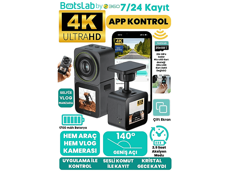 360 Botslab V9H Aksiyon Kamerası Fiyat & Özellik | MediaMarkt