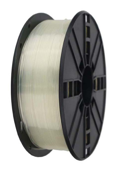 GEMBIRD PLA filament szál 3D nyomtatóhoz, 1,75 mm, 1 kg, átlátszó (3DP-PLA1.75-01-TR)