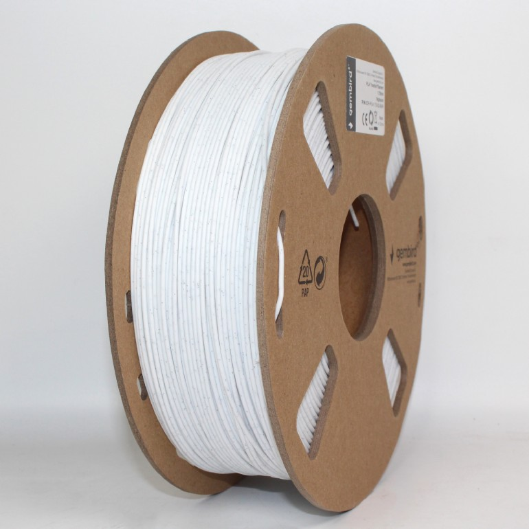 GEMBIRD PLA filament szál 3D nyomtatóhoz, 1,75 mm, 1 kg, márvány (3DP-PLA1.75-02-MAR)