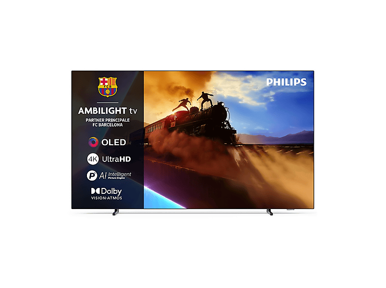 Ambilight TV Philips 48Oled770, 4K, Uhd, Oled 121cm 48", Smart TV, Dolby Vision and Atmos, Titan OS TV Oled