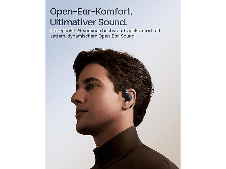 SHOKZ OpenFit 2+, Open-ear Headset Bluetooth Black