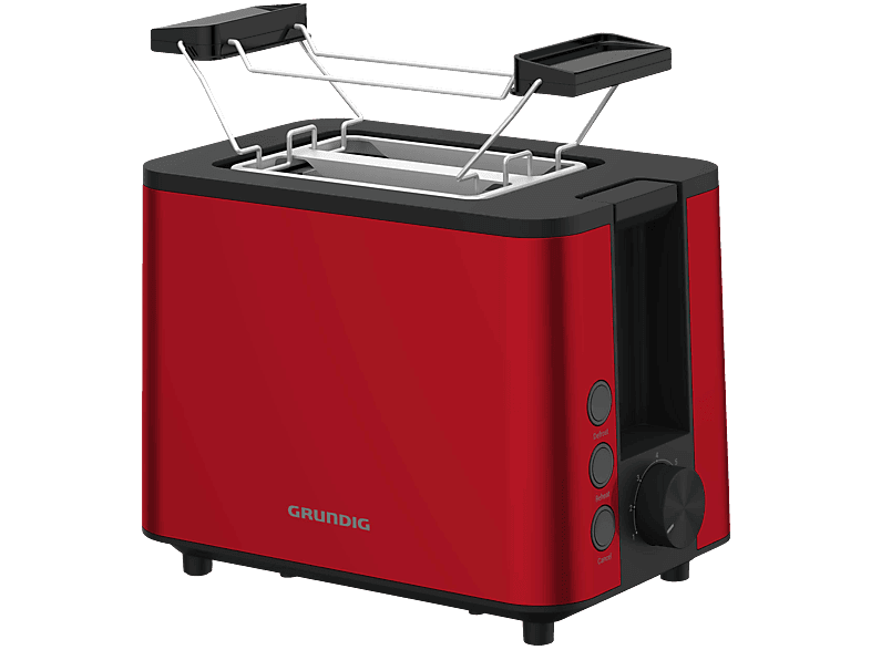 GRUNDIG TA 8340 Toaster Rot (950 Watt, Schlitze: 2)
