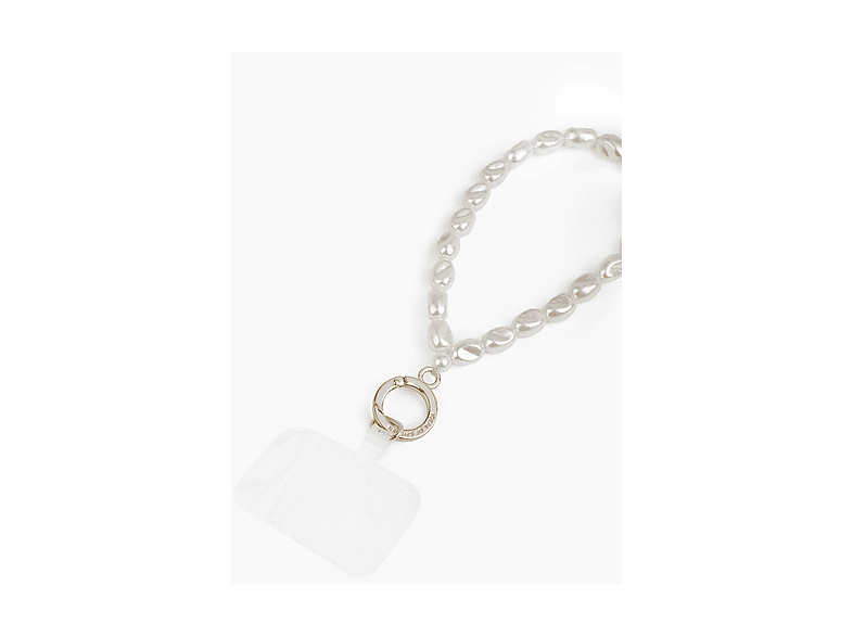 Thumbnail - IDEAL OF SWEDEN Phone Wristlet Strap Pearl, Umhängetasche, Universal, White