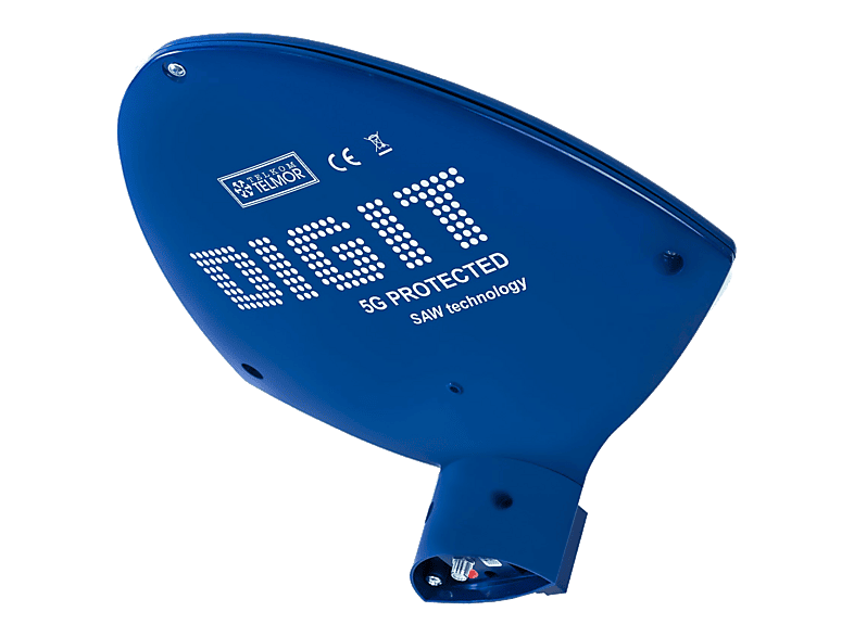 Antena RTV Telkom-Telmor naziemnej cyfrowej DIGIT 5G Protected Aktywna niebieska