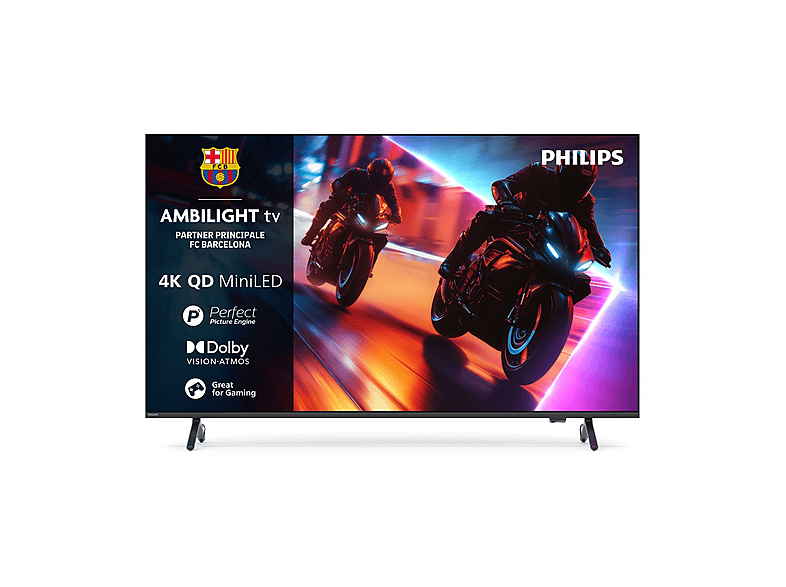 Ambilight TV PHILIPS 65MLED920, 4K ,QD MiniLED 164cm 65'', Smart TV, Dolby Vision and Atmos, Titan OS