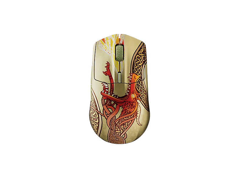 STEELSERIES CS2 Dragon Lore Counter-Strike Wireless Oyuncu Mouse Yeşil