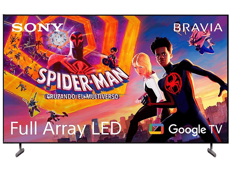 Sony BRAVIA 55X85L, 4K HDR, TDT HD, DVB-T2, Smart (Google TV), Google Assistant, Alexa, Bluetooth, Dolby Atmos / Vision, Bravia Core