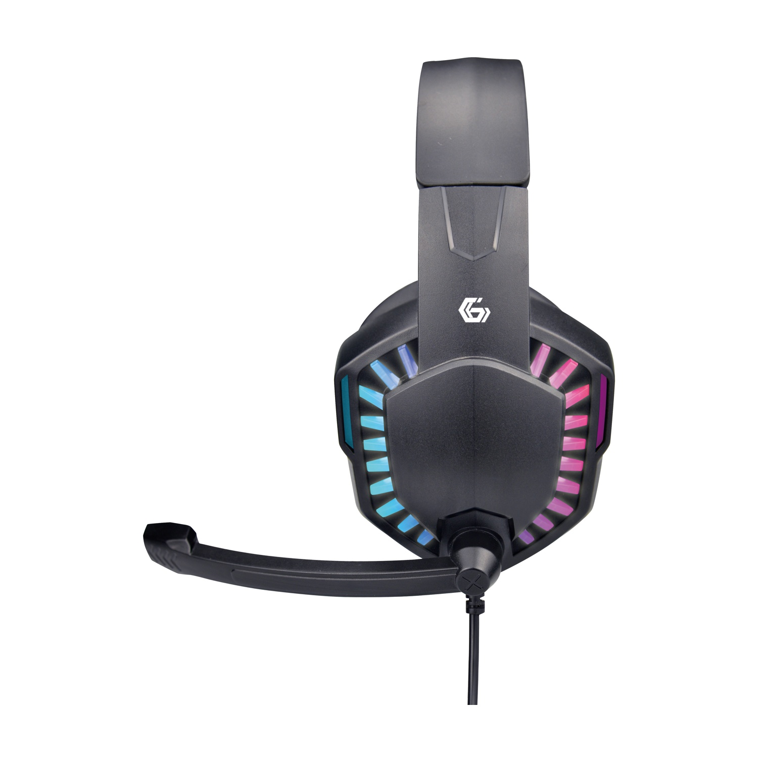 Gembird Cuffie gaming LED Cuffie Gaming, Nero