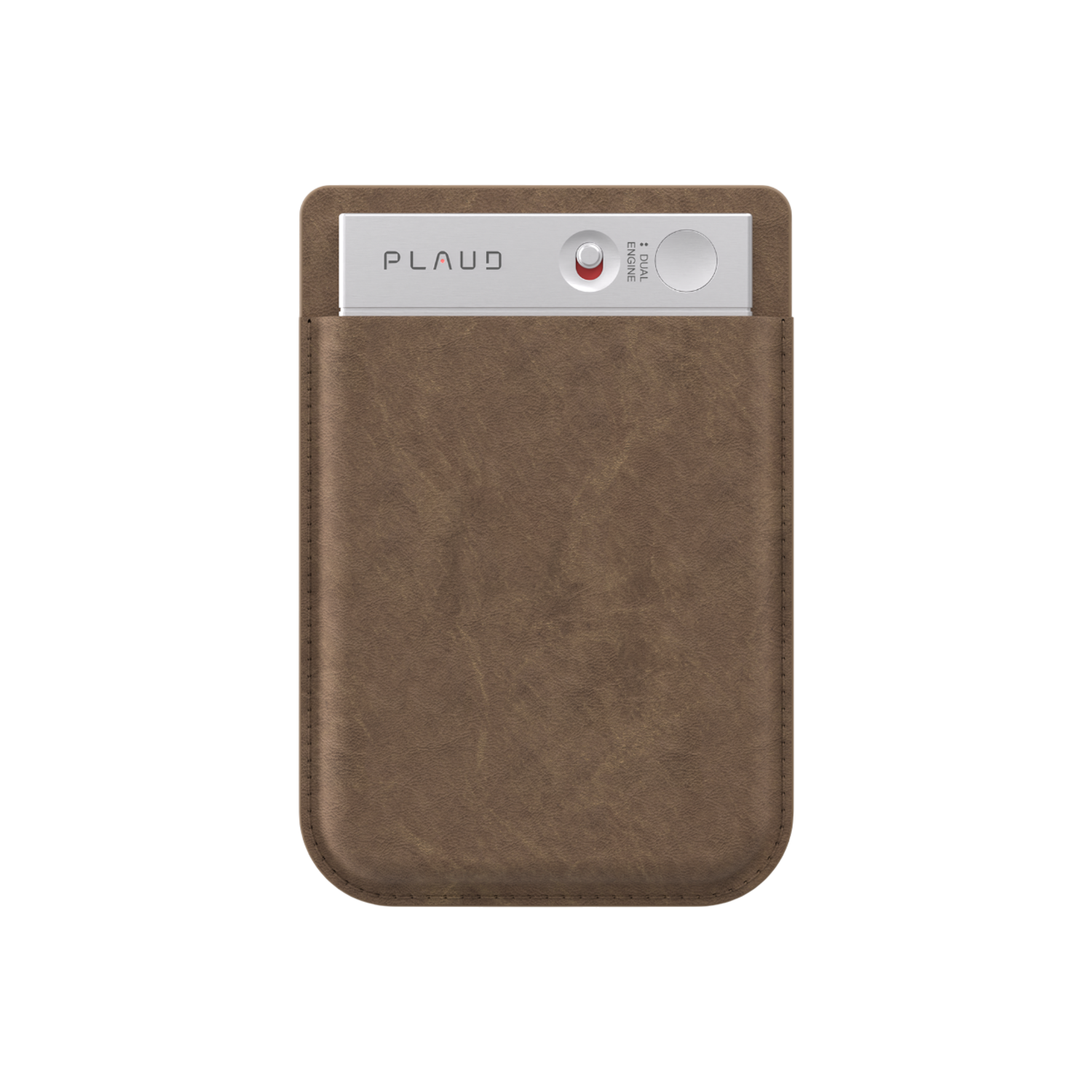 PLAUD NOTE Case Bruin Magnetisch Kaarthouder afbeelding