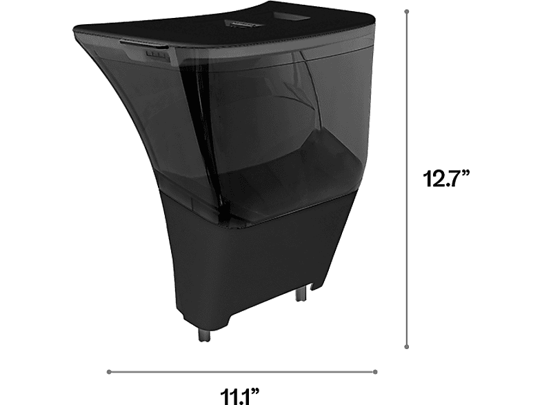 Whisker LitterHopper®, Schwarz, Einstreuautomat — Foto 3 von 4