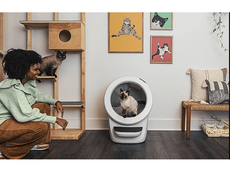 Thumbnail - WHISKER Litter-Robot 4 automatisches selbstreinigendes Katzenklo weiß Katzentoilette