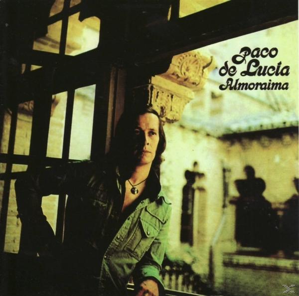 Paco de Lucía, Almoraima albumborító. Zöld inget viselő férfi az ablaknál. Háttérben épület és árnyékok láthatók.