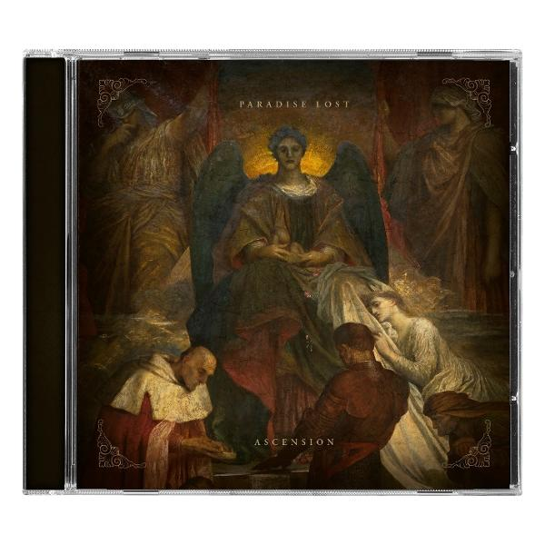 CD-tok egy angyal szárnyakkal és másokkal készült műalkotással, klasszikus festészeti stílusban. A szöveg szerint 'Paradise Lost' és 'Ascension'.