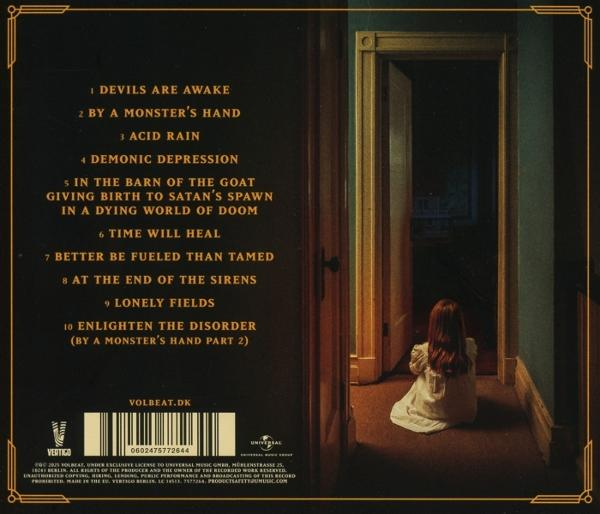 Album borító, számlistával. Egy folyosón egy fehér ruhás lány ül. Sötét tónusok, rejtélyt és baljós érzést sugallva.