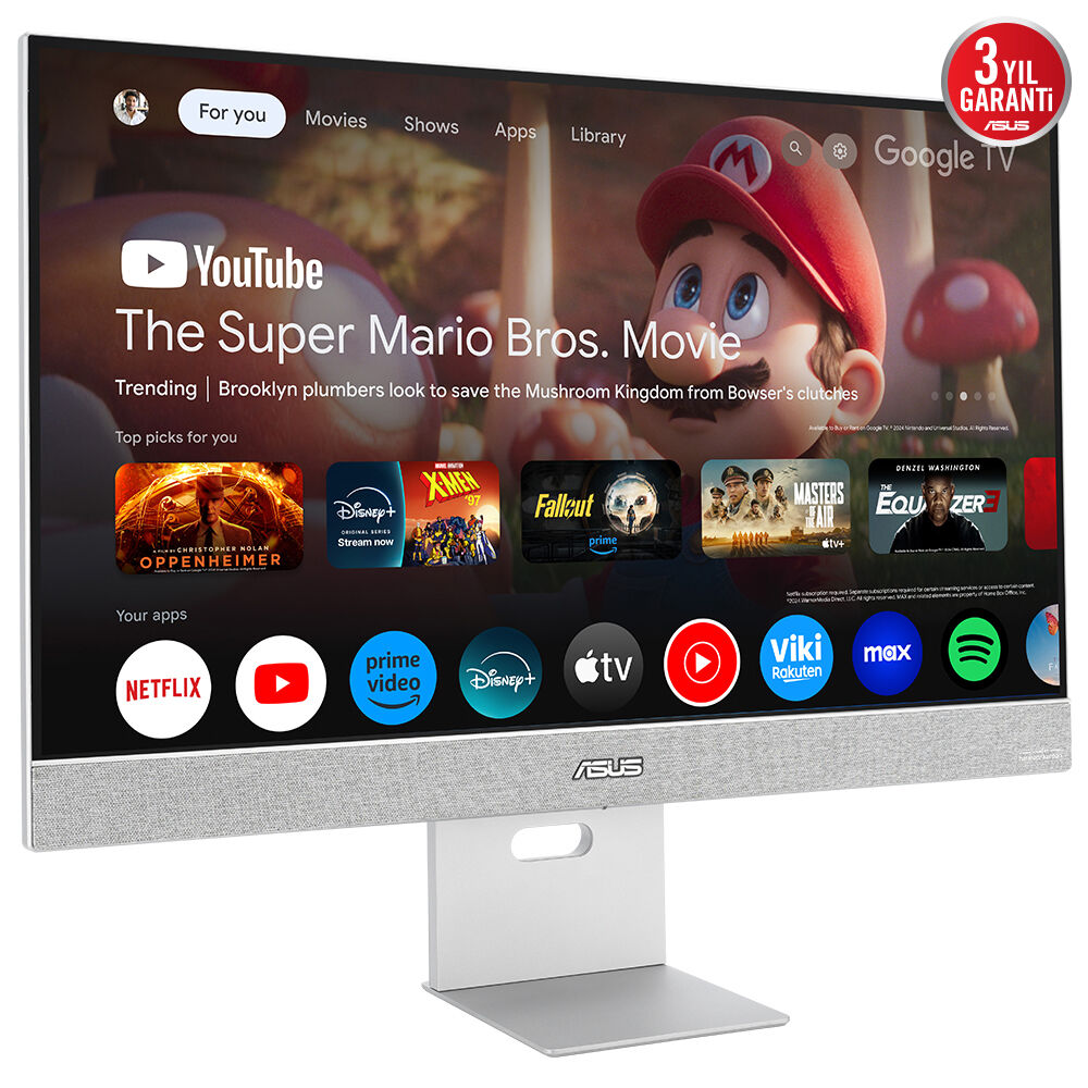 ASUS ZenScreen Smart MS27UC 27 IPS 3840x2160 5ms 60Hz 350cd DP HDMI Monitör