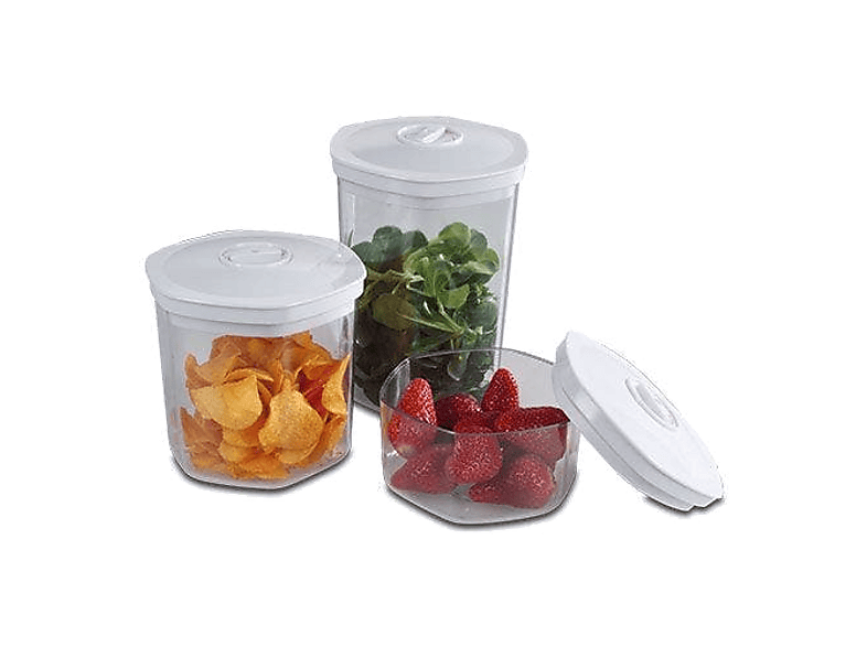 Pojemniki do pakowania próżniowego SOLIS 3szt Przezroczysty