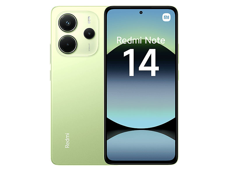 Xiaomi Redmi Note 14, Verde lima, 128 GB, 6 GB RAM, 6.67 AMOLED FHD+, MediaTek Helio g99-Ultra, 5500 mAh