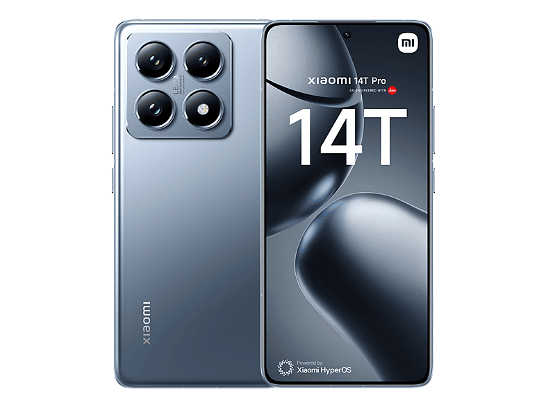 Xiaomi 14T Pro, Azul Titanio, 512 GB, 12 GB RAM, 6.67 1.5K, Mediateck Dimensity 9300+, 5000 mAh, Android-HyperOS