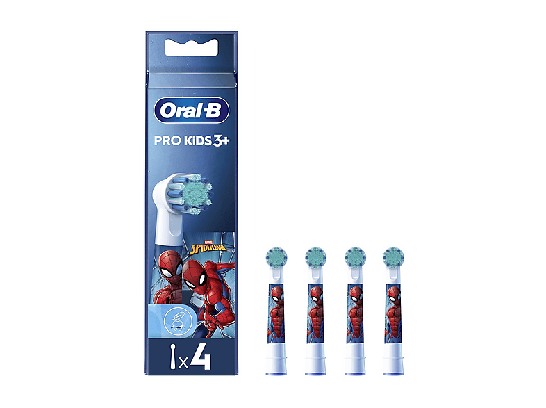 Testine per spazzolino Oral-B PRO Kids 3+ 4 Refill Spiderman