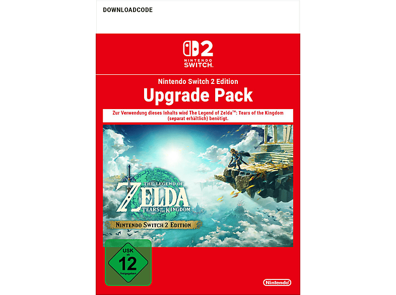 Nintendo Switch2: The Legend of Zelda Tears of Kindom - Upgrade Pack - [Nintendo Switch 2] (FSK: 12)