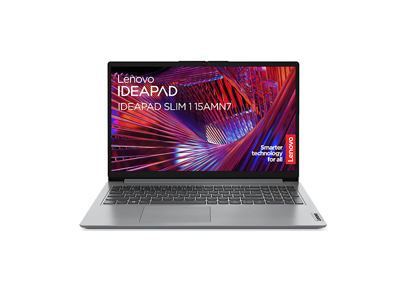 Lenovo IdeaPad 1 15AMN7, 15.6 Full-HD, AMD Ryzen™ 5 7520U, 16GB RAM, 512GB SSD, Radeon™ 610M, Windows 11 Home, Gris
