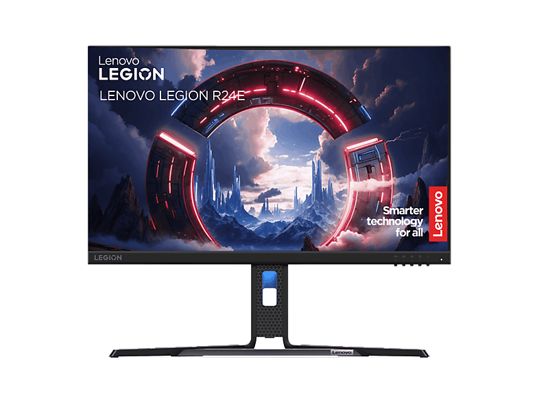 Monitor gaming - Lenovo Legion R24e, 23.8" Full-HD, 180 Hz, 0.5 ms, HDMI, Negro