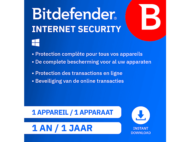 Bitdefender Internet Security 1 PC 1 An ESD