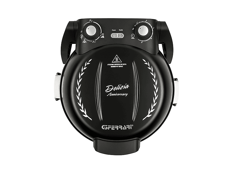 G3FERRARI G1017710 Delizia Anniversary, Coral Passion, Special Edition, Schwarz, Pizzaofen