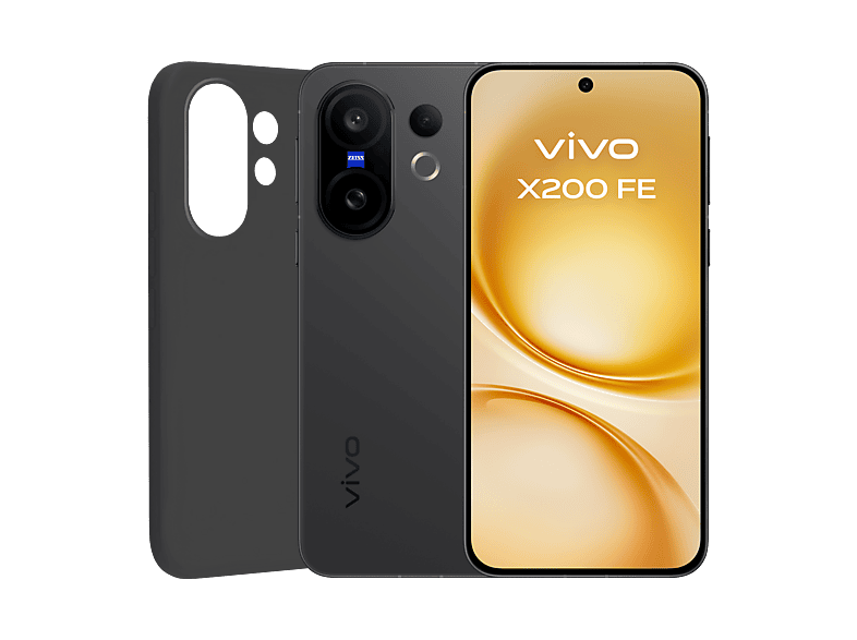 Vivo X200 FE, Black Lux, 512 GB, 12GB RAM, 6.31 AMOLED, MediaTek Dimensity 9300+, Batería BlueVolt XXL de 6500mAh, IP68/IP69