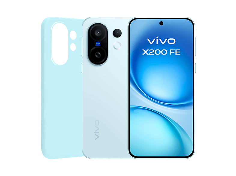 Vivo X200 FE, Blue Breeze, 512 GB, 12GB RAM, 6.31 AMOLED, MediaTek Dimensity 9300+, Batería BlueVolt XXL de 6500mAh, IP68/IP69