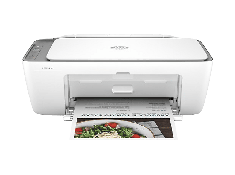 Impresora multifunción tinta - HP 2820e, Impresión doble cara, a Color, Wi-Fi, Copia, Escáner, Blanco