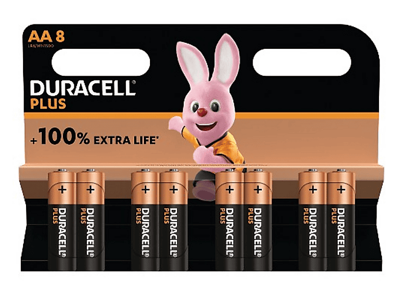 Duracell Plus Power Mignon AA, 8er-Pack; Batterie