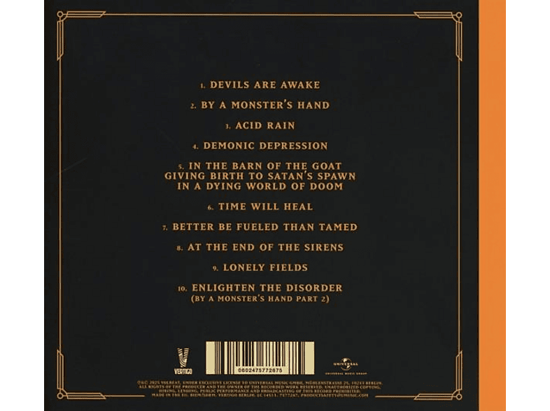 Thumbnail - Volbeat - God Of Angels Trust (Ltd. Deluxe Edition) (CD)