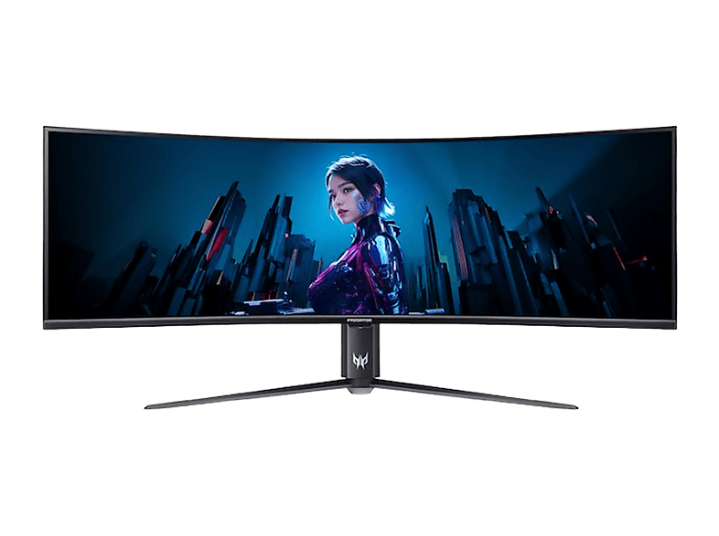 Acer Monitor Gaming - Predator X34xbmiiphuzx, 34" Wqhd Curvo, 240 Hz, 0.01 Ms, Oled, 1X Usb C, Freesync Premium Pro, Altura Ajustable, Altavoces
