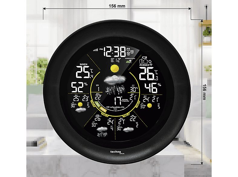 TECHNOLINE WD 3040 Mehrtages-Wetterstation