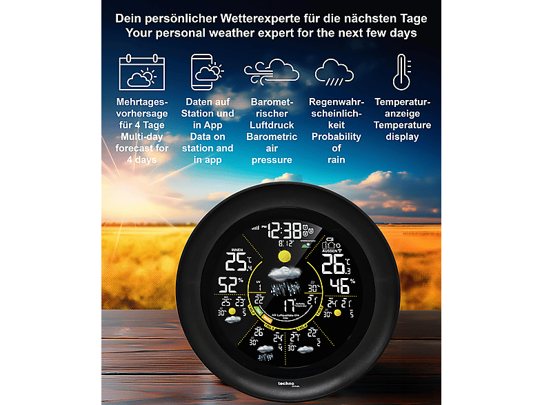 TECHNOLINE WD 3040 Mehrtages-Wetterstation