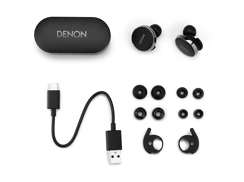 Denon PerL PRO słuchawki TWS Czarne – zdjęcie 2