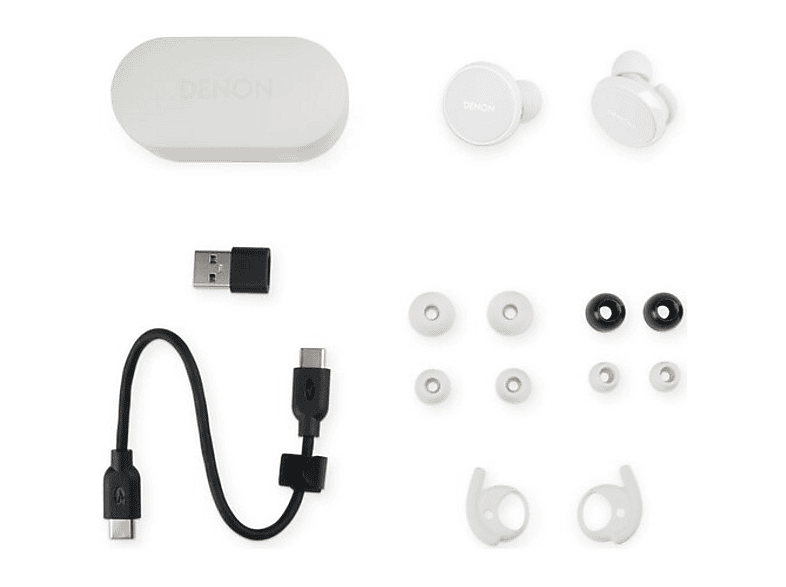 Denon PerL PRO słuchawki TWS Białe – zdjęcie 3